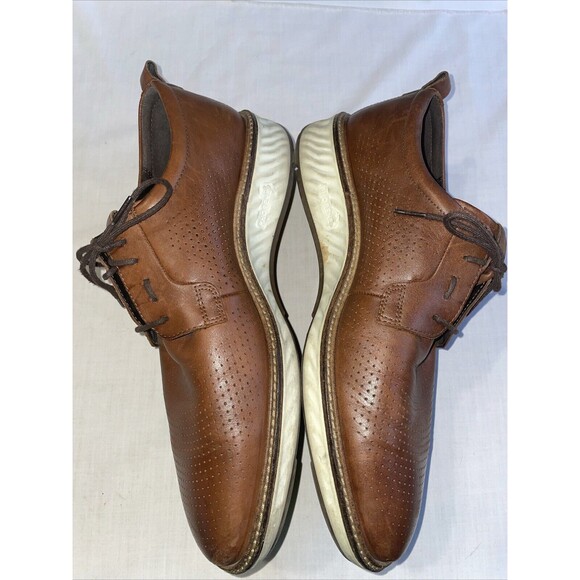 Ecco Men’s Casual Oxfords Size 45 U.S. 11.5 M Brown Leather Comfort Athleisure main image 9